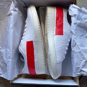 New Nike Air Jordan 1 Centre Court White University Red Size 10.5